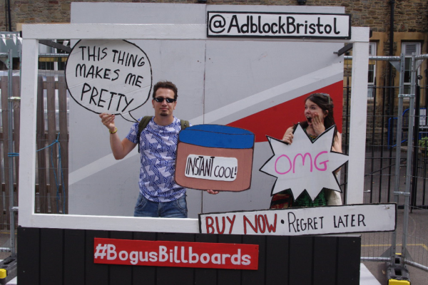 Bogus billboard at Upfest