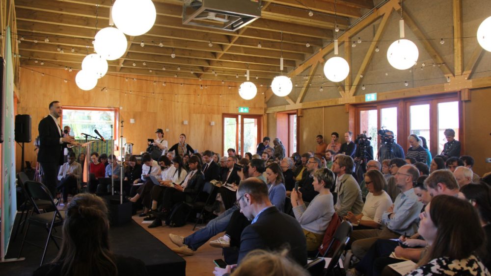 Zack Polanski gives his first speech on economic policy at the New Economic Foundation's 40th anniversary event.