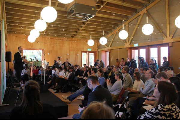 Zack Polanski gives his first speech on economic policy at the New Economic Foundation's 40th anniversary event.